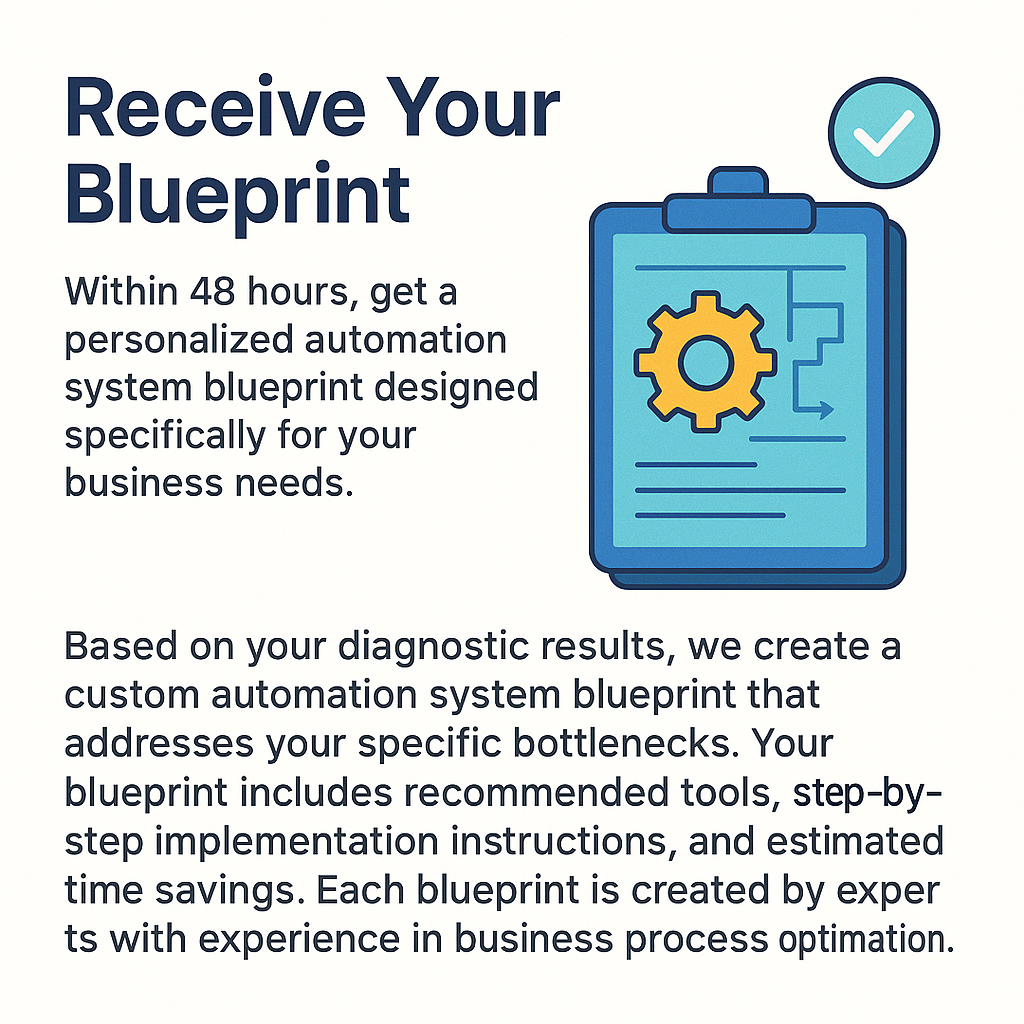 Receive Your Blueprint illustration