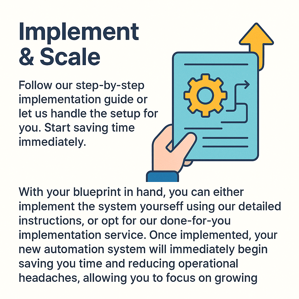 Implement & Scale illustration